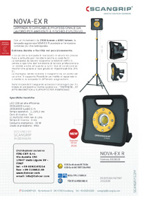 scheda LAMPADA ATEX ZONA 1/21 SCANGRIP NOVA EX Ricaricabile
