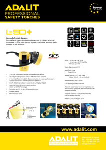 SCHEDA TORCIA DA CASCO ADALIT LED ZONA 0 M1 M2